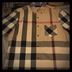 Burberry collared button up